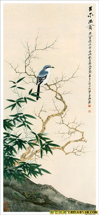 张大千花鸟画作品欣赏