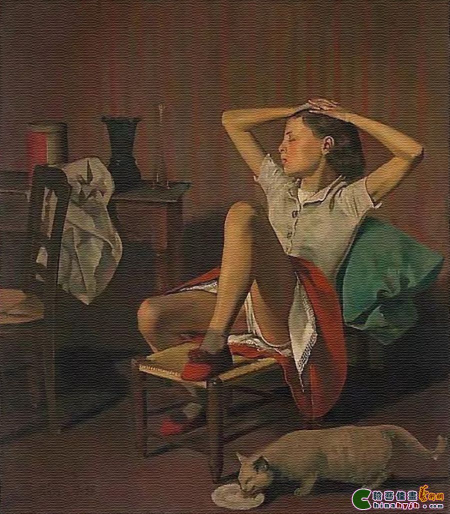 Ͷ˹Balthus ɪɯ֮ΡThrese Dreaming1938ꡣ ? 2017 Artists Rights Society ARS New York Courtesy the Metropolitan Museum of Art